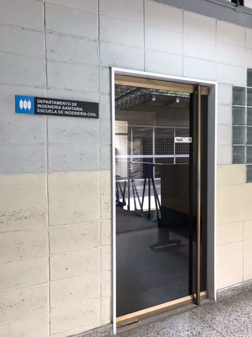 Oficinas Departamento de Ingeniería Sanitaria de la Facultad de Ingeniería